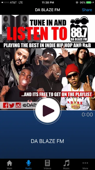 Da Blaze FM स्क्रीनशॉट