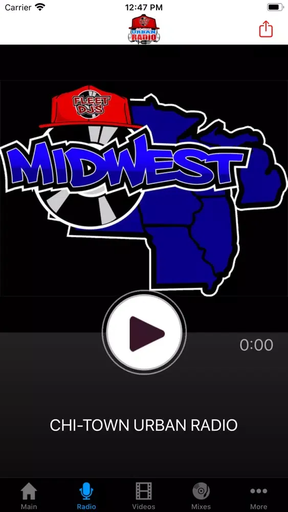 Tangkapan skrin CHI-TOWN URBAN RADIO
