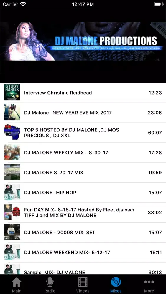 Tangkapan skrin CHI-TOWN URBAN RADIO