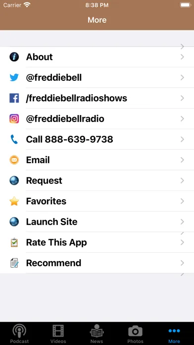 Freddie Bell Radio Shows應用截圖