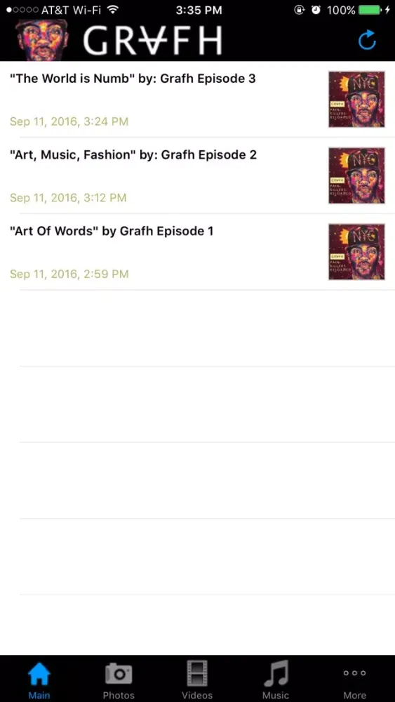 Capturas de pantalla de Grafh