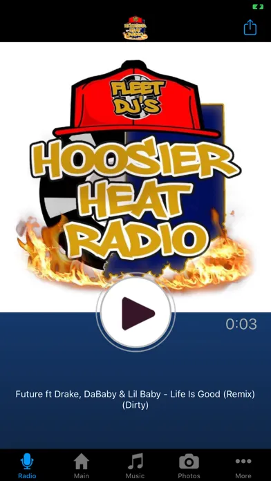Capturas de pantalla de Hoosier Heat Radio