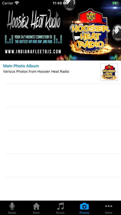 Capturas de pantalla de Hoosier Heat Radio
