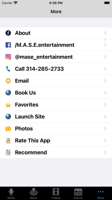 Mase Entertainment應用截圖
