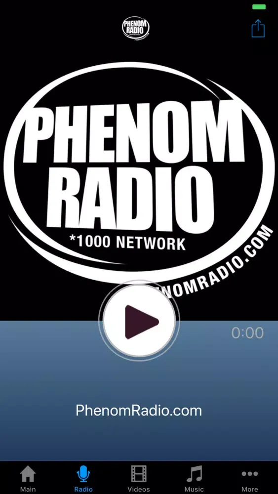 Phenom Radio Screenshots