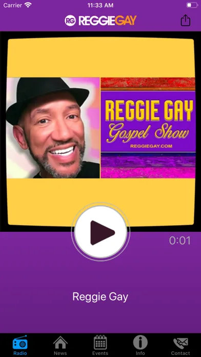 Zrzuty ekranu Reggie Gay - Gospel Music