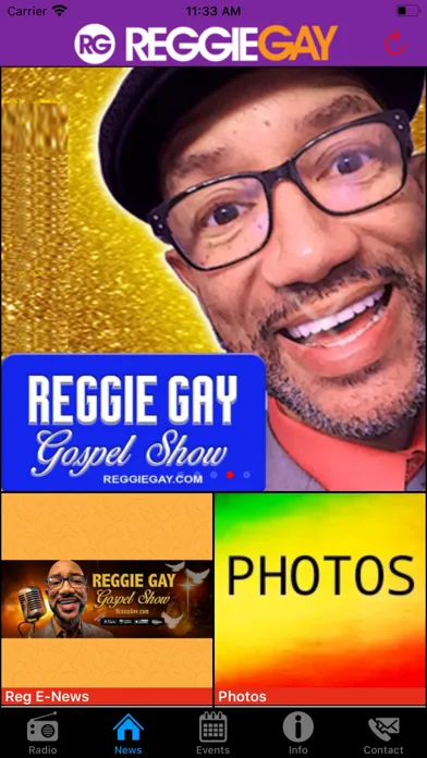 Zrzuty ekranu Reggie Gay - Gospel Music