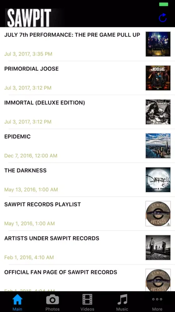 Sawpit Records Screenshots