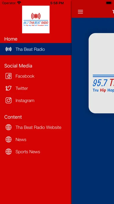 Captures d'écran de 95.7 Tha Beat