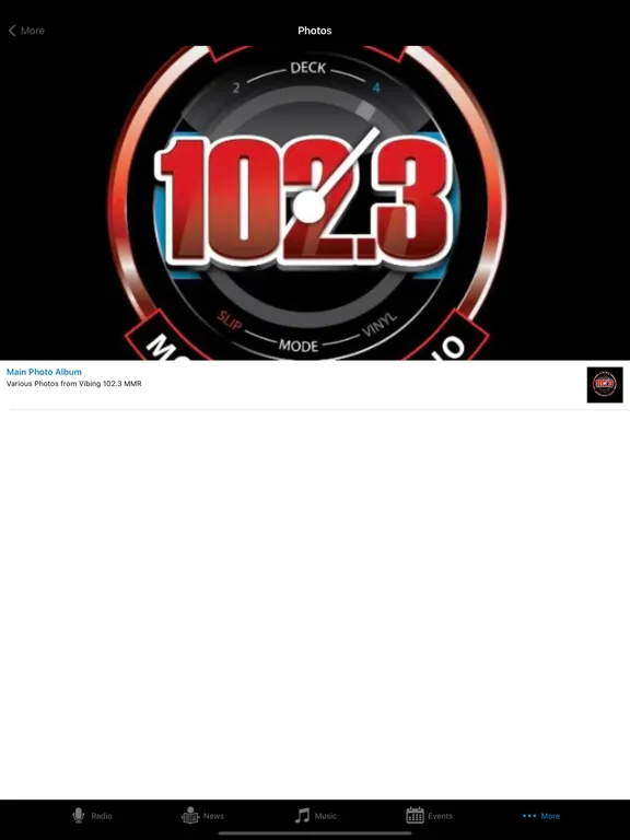 Vibing 102.3 MMR iPad  স্ক্রিনশট
