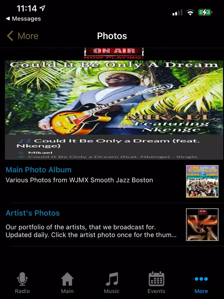 WJMX Smooth Jazz Boston iPad  Ekran Görüntüleri