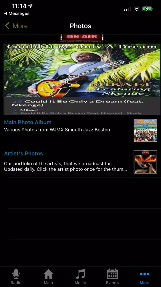 WJMX Smooth Jazz Boston Ekran Görüntüleri