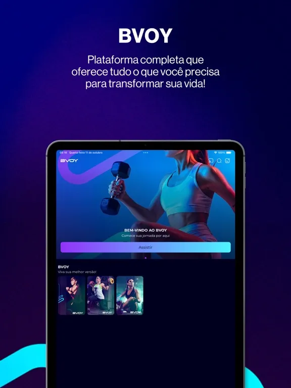 ภาพหน้าจอของ BVOY iPad 