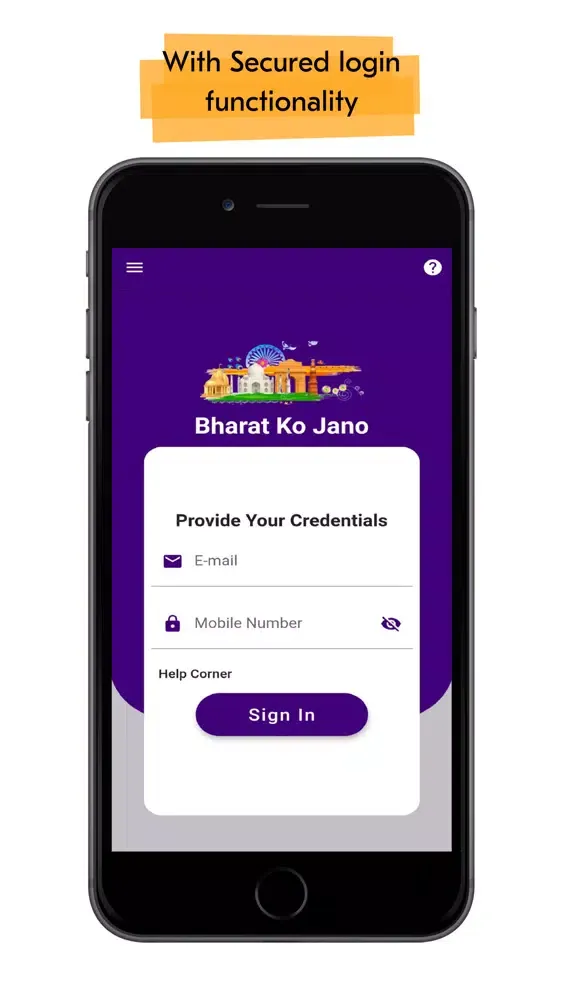 Capturas de tela do Bharat Ko Jano Quiz App