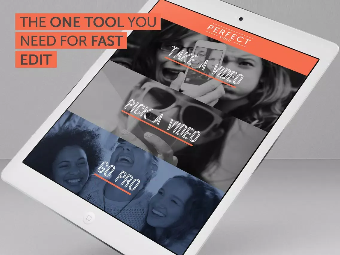 Capturas de tela do Perfect Video + Square Size Crop & Trim for Instagram iPad 