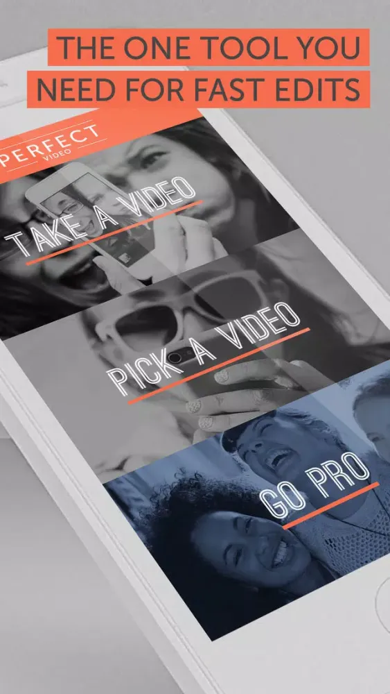 Capturas de tela do Perfect Video + Square Size Crop & Trim for Instagram