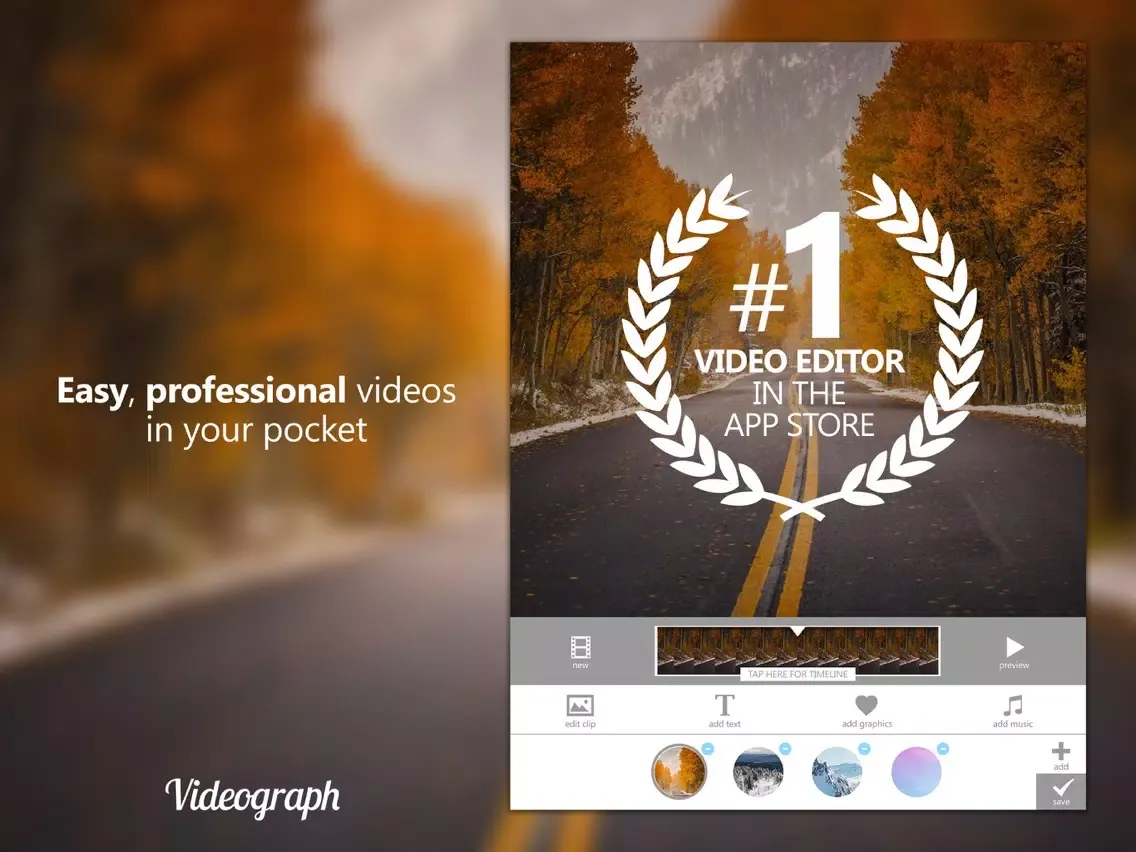 Capturas de pantalla de Videograph: Movie Maker & Video Editor for YouTube iPad 
