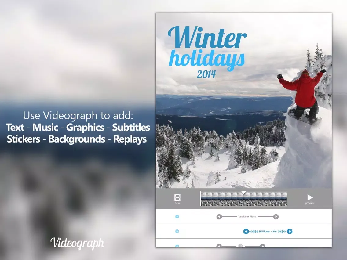Capturas de pantalla de Videograph: Movie Maker & Video Editor for YouTube iPad 