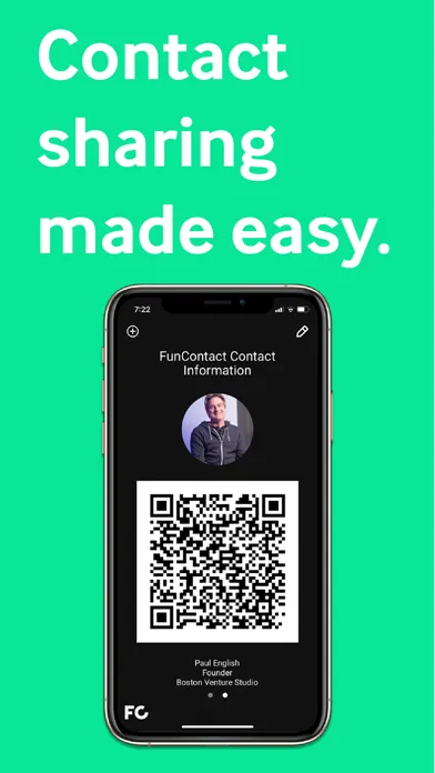 FunContact QR Contacts Screenshots