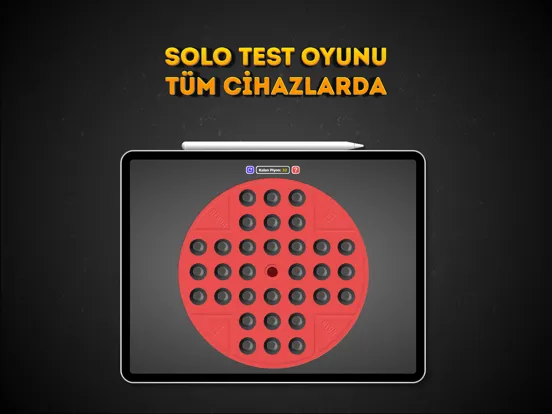 Ảnh chụp màn hình của Solo Test Oyunu iPad 