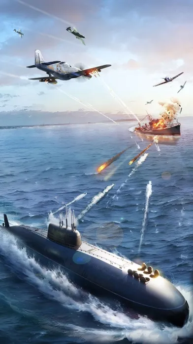 Capturas de tela do Sea War: Raid