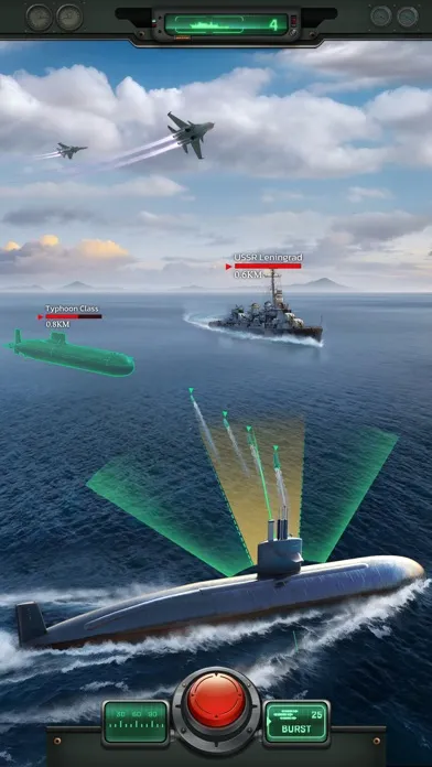 Capturas de tela do Sea War: Raid