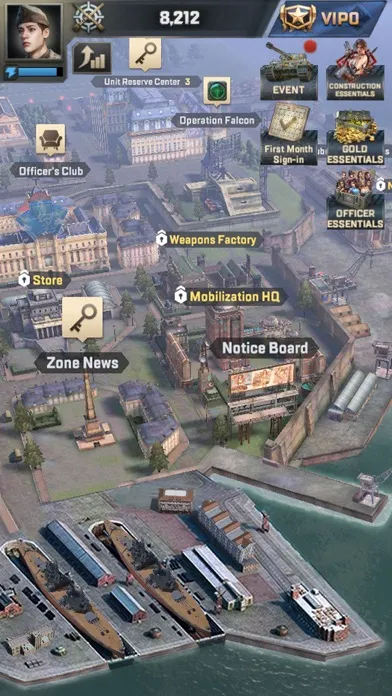 Capturas de tela do Sea War: Raid