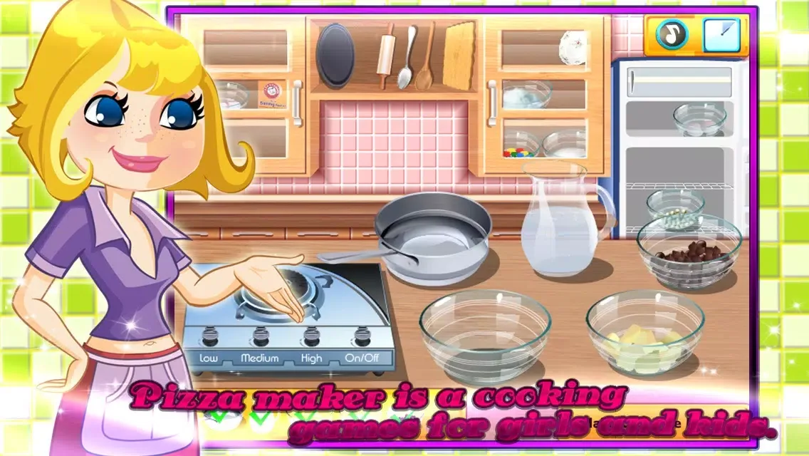 ภาพหน้าจอของ Cooking game-Pizza Maker