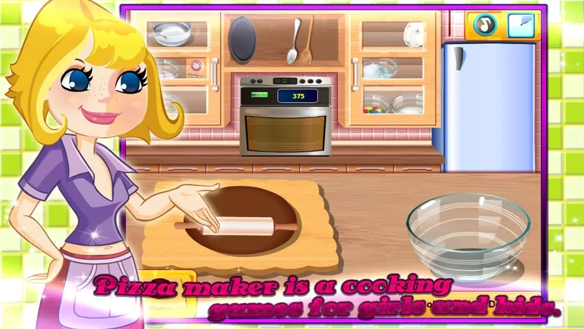 ภาพหน้าจอของ Cooking game-Pizza Maker