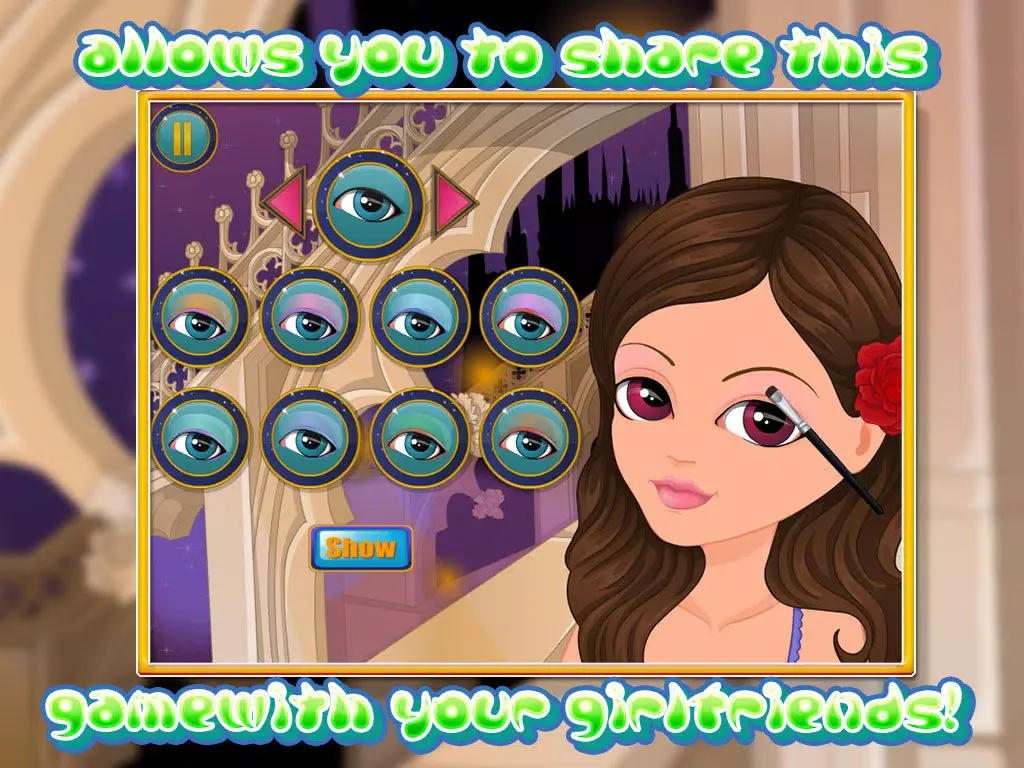 Capturas de tela do Fashion Girl Makeover iPad 
