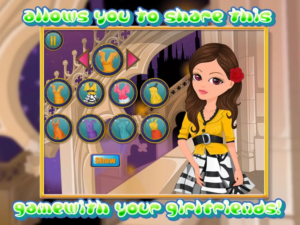 Capturas de tela do Fashion Girl Makeover iPad 
