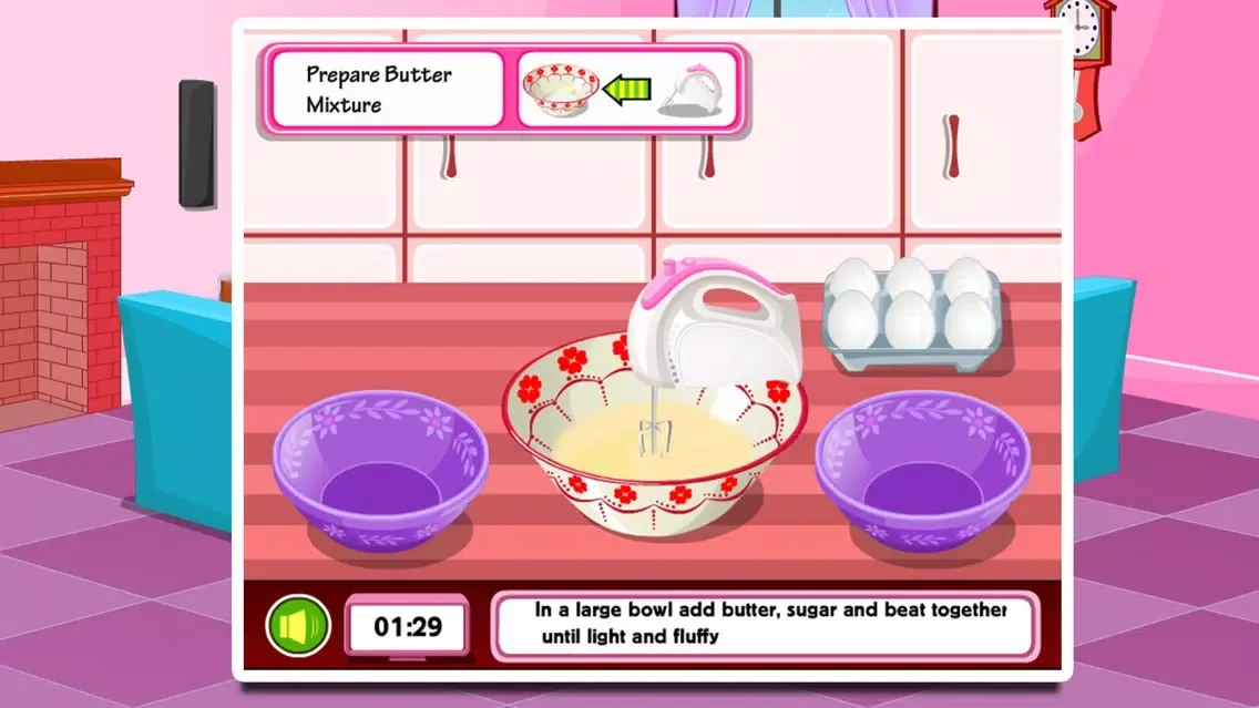 تصاویر kids's cooking cupcake game
