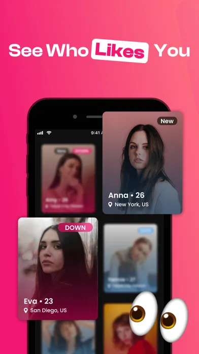 DOWN: The Casual Dating App سکرین شاٹس