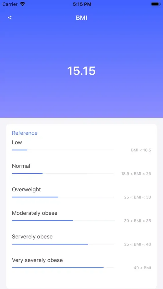 Body Calc - BMI, Weight應用截圖