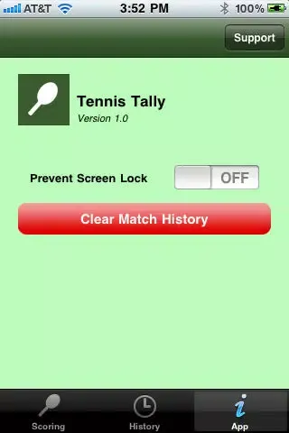 Tennis Tally Screenshots