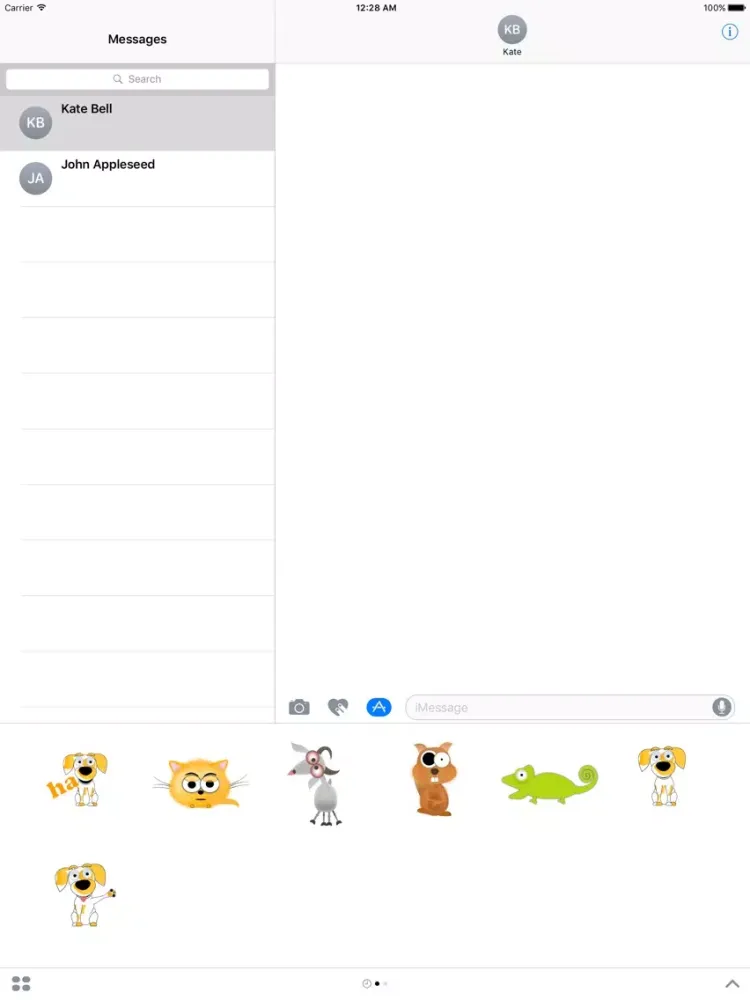 Dookie Dog Stickers iPad 應用截圖