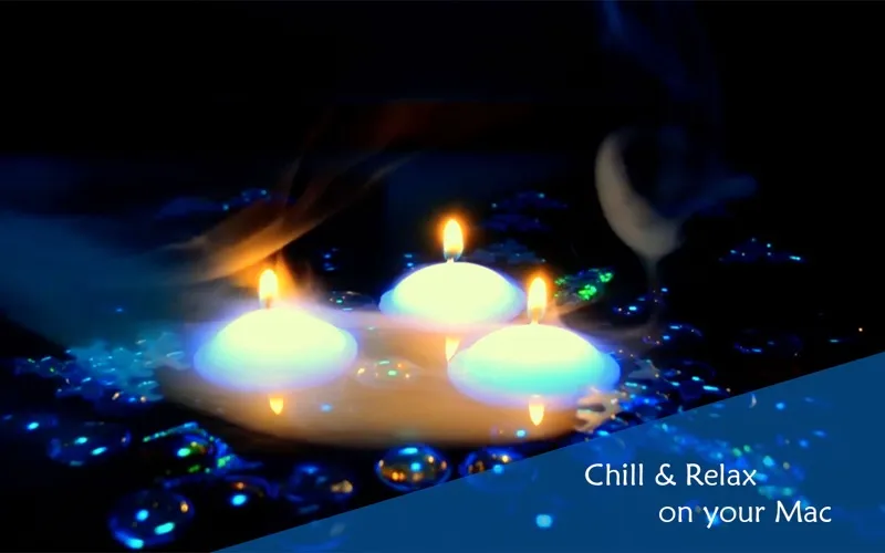 Zrzuty ekranu Chill & Relax Fireplace: Fire & Candle HD Video