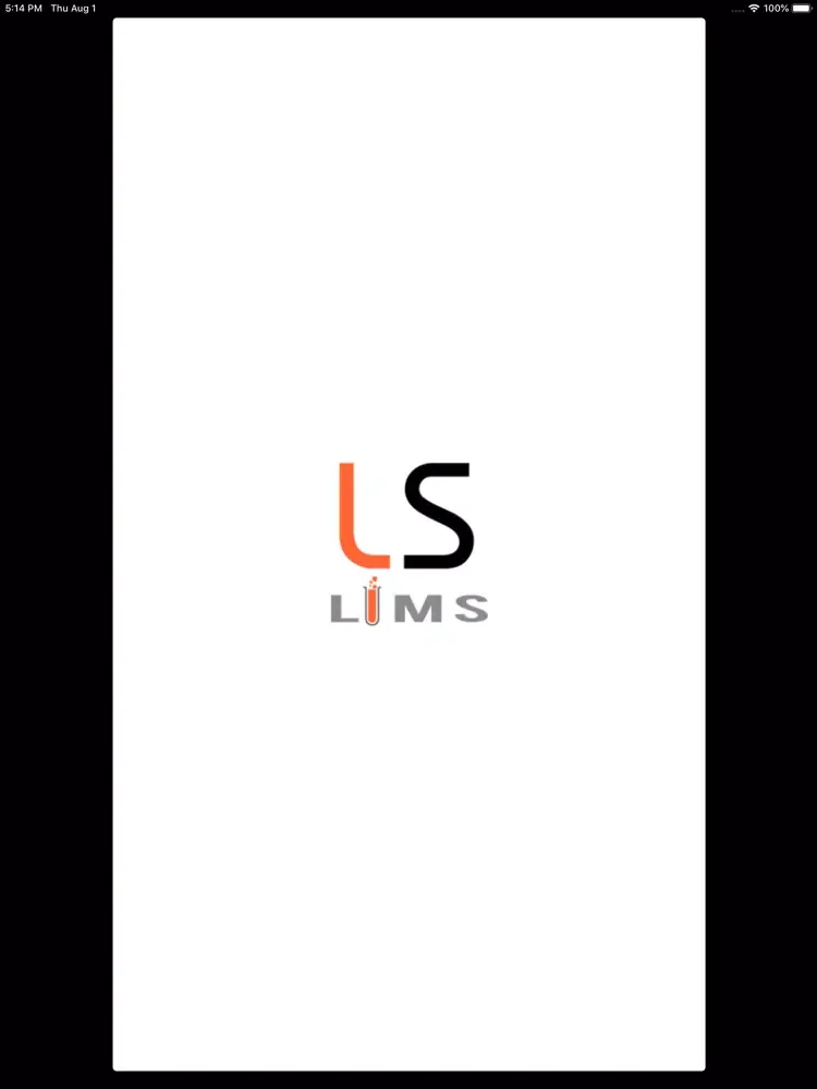 CAL LIMS iPad  Screenshots