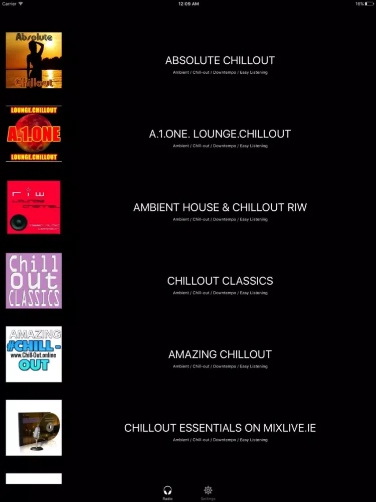 Zrzuty ekranu My Online Radio Pro - live radio stations iPad 