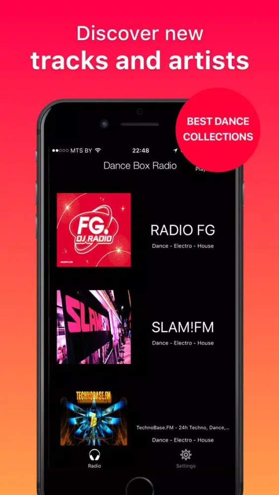 Zrzuty ekranu My Online Radio Pro - live radio stations