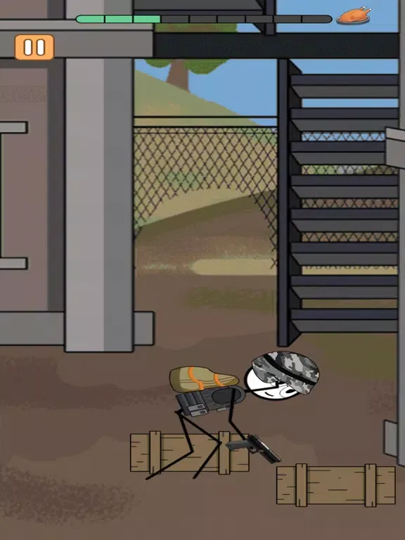 Capturas de tela do 火柴人逃亡日记 iPad 