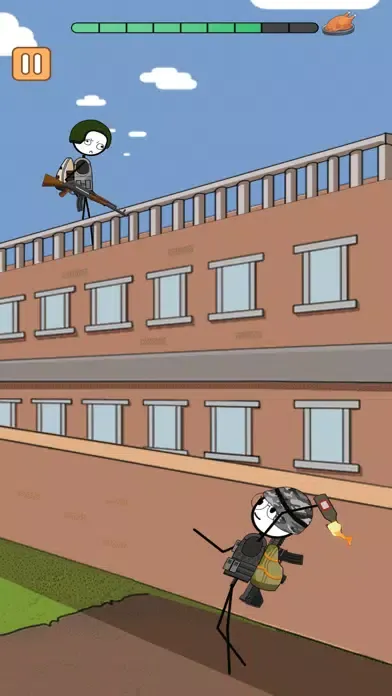 Capturas de tela do 火柴人逃亡日记