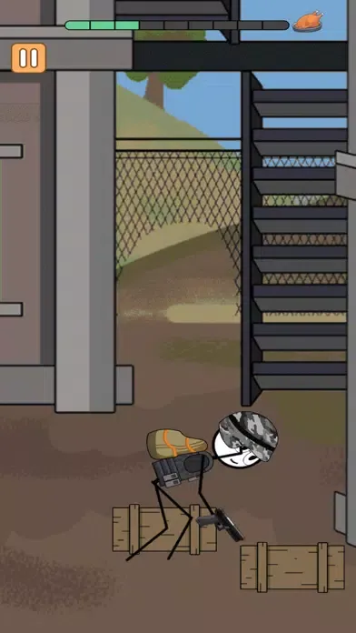 Capturas de tela do 火柴人逃亡日记