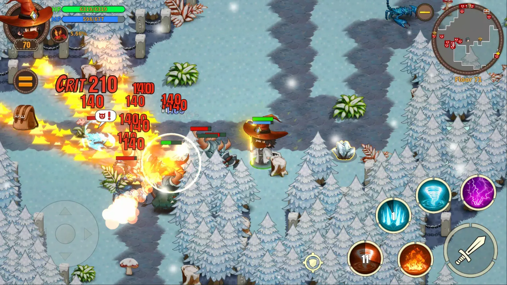 Ảnh chụp màn hình của Mushroom Knight