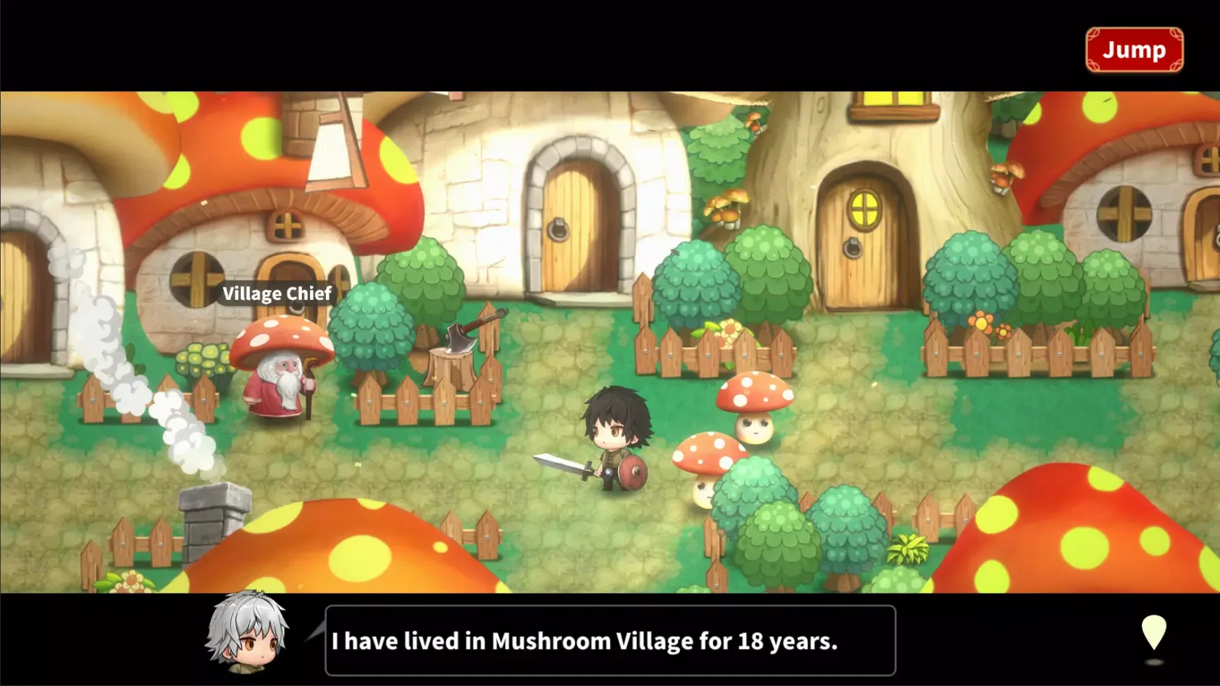 Ảnh chụp màn hình của Mushroom Knight