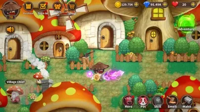 Capturas de tela do Mushroom Knight