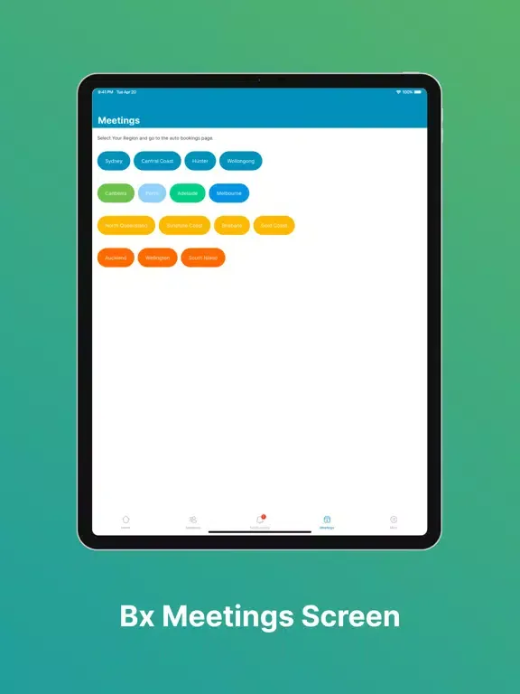 Bx Member xChange iPad  स्क्रीनशॉट
