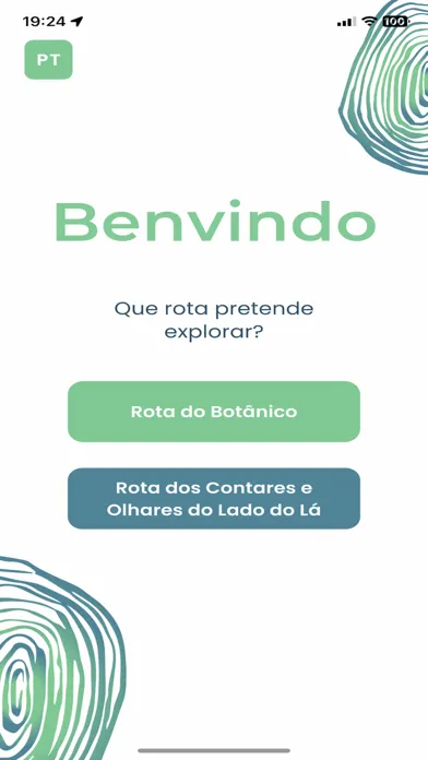 Capturas de tela do Territórios 5 Sentidos