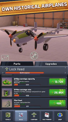 Idle Planes: Build Airplanes应用截图