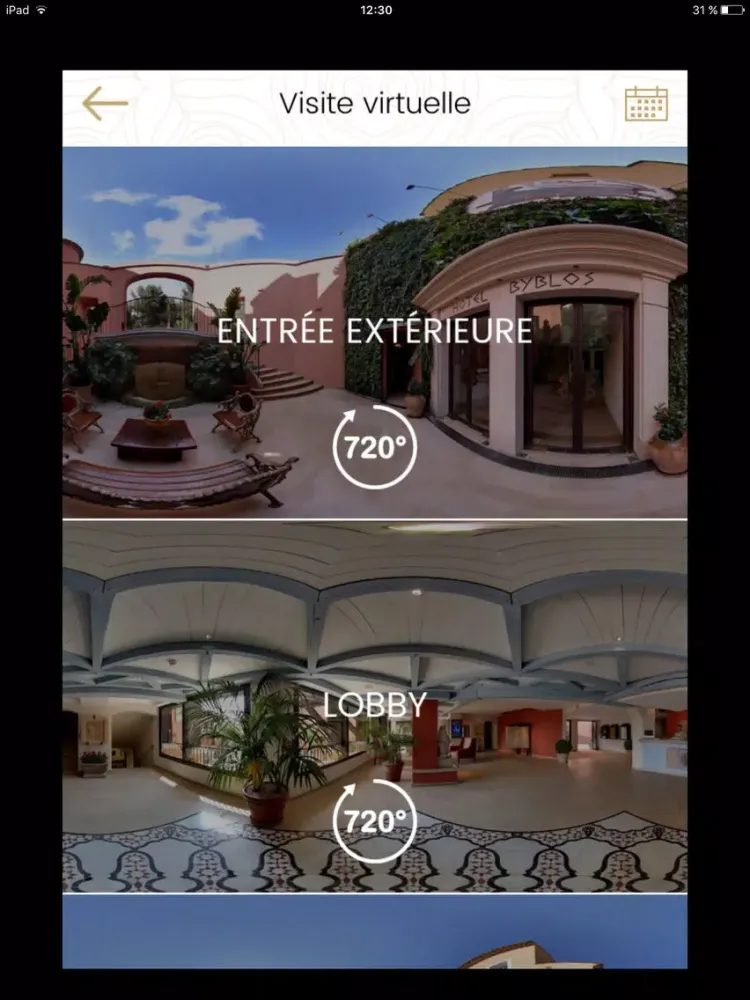 Capturas de tela do Hôtel Byblos - Palace Saint-Tropez iPad 